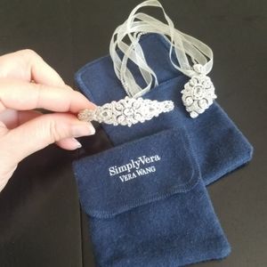 Vera Wang Sterling Silver cuff and choker